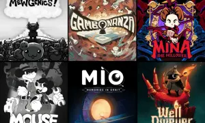 Kolekcja okładek gier: Mewgenics, Gambonanza, Mina the Hollower, Mouse, Mio: Memories in Orbit, Well Dweller – zapowiedź najlepszych gier indie.