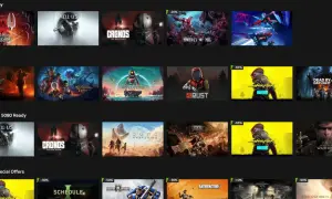 Przeglądaj GeForce Now lista gier: od nowości, przez bestsellery, po promocje. Zobacz tytuły takie jak Cyberpunk 2077, Baldur's Gate 3 i wiele innych.