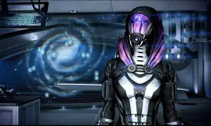 Tali'Zorah vas Neema w Mass Effect 3, gotowa na nowe wyzwania i potencjalne romanse.