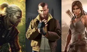 Geralt, Niko Bellic i Lara Croft - bohaterowie kultowych gier, które mogą działać nawet na słaby PC.