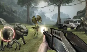 Wirtualna przygoda z drapieżnikami! Strzelaj do dinozaurów w dżungli, jak w najlepszych darmowych grach VR.