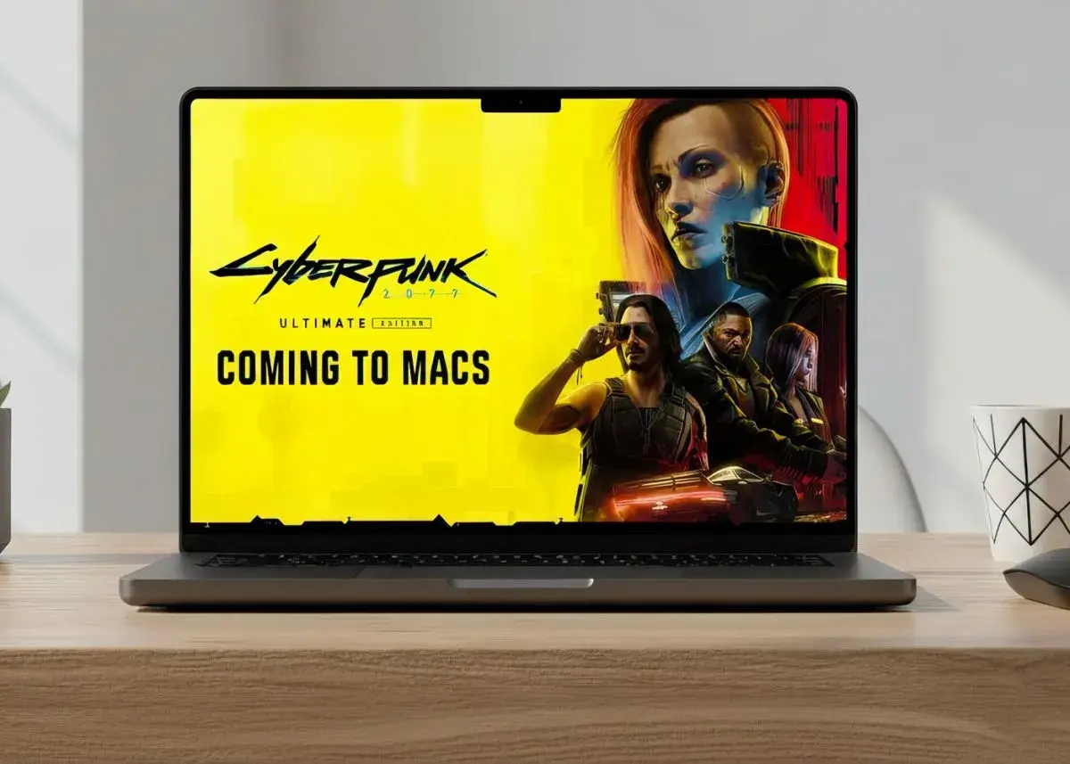 Cyberpunk 2077 Ultimate Edition na MacBooku! Nowe gry na Maca to świetna wiadomość dla graczy.