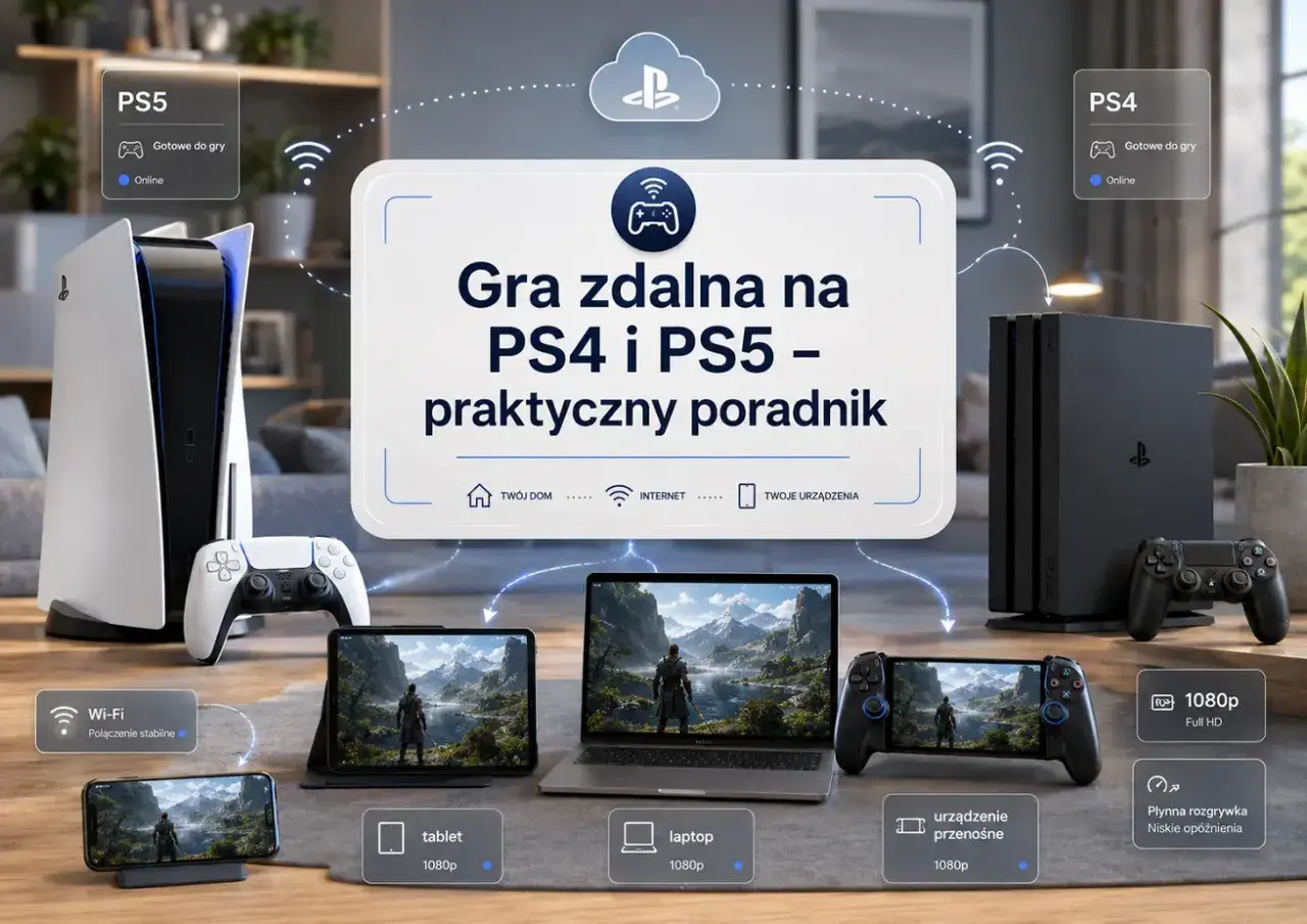 Czy gry z PS4 działają na PS5? Poradnik pokazuje, jak grać zdalnie na PS4 i PS5 na różnych urządzeniach.